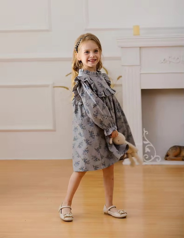 【取寄】ハイセンスなフリルフローランワンピース