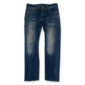 G-STAR RAW ジースターロウ SLIM ヒゲ ボタンフライ デニム パンツ W90/インディゴ メンズ