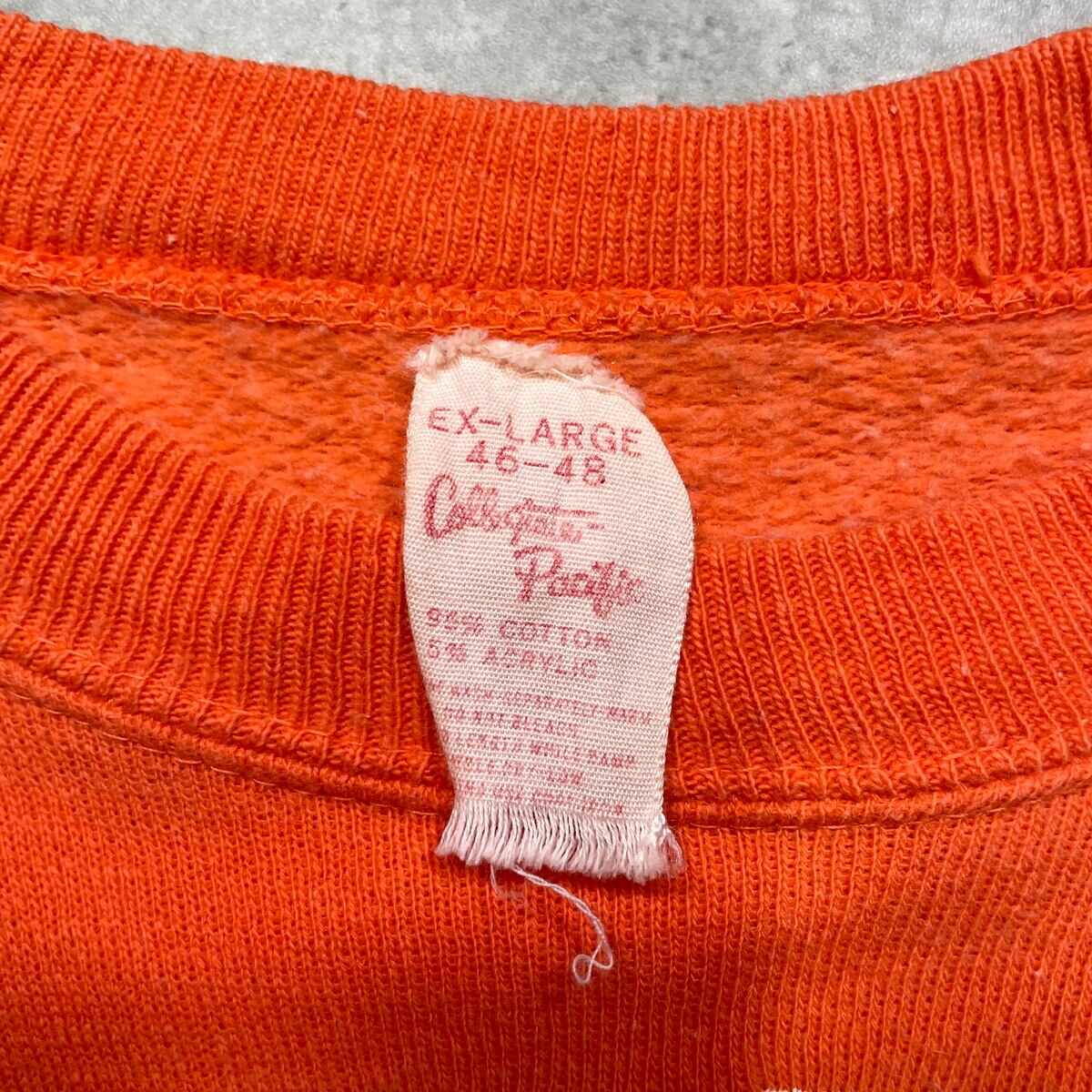 70年代 COLLEGIATE PACIFIC TEXAS カレッジ フロッキープリント