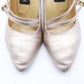 社交ダンス 衣装 スタンダード シューズ 23 1/2サイズ EEE ピンク系 THE GRACES 靴 くつ ヒール レディース 光沢 高級感 上品 ダンスシューズ ダンス衣装 ステージ イベント かわいい 無地 シンプル