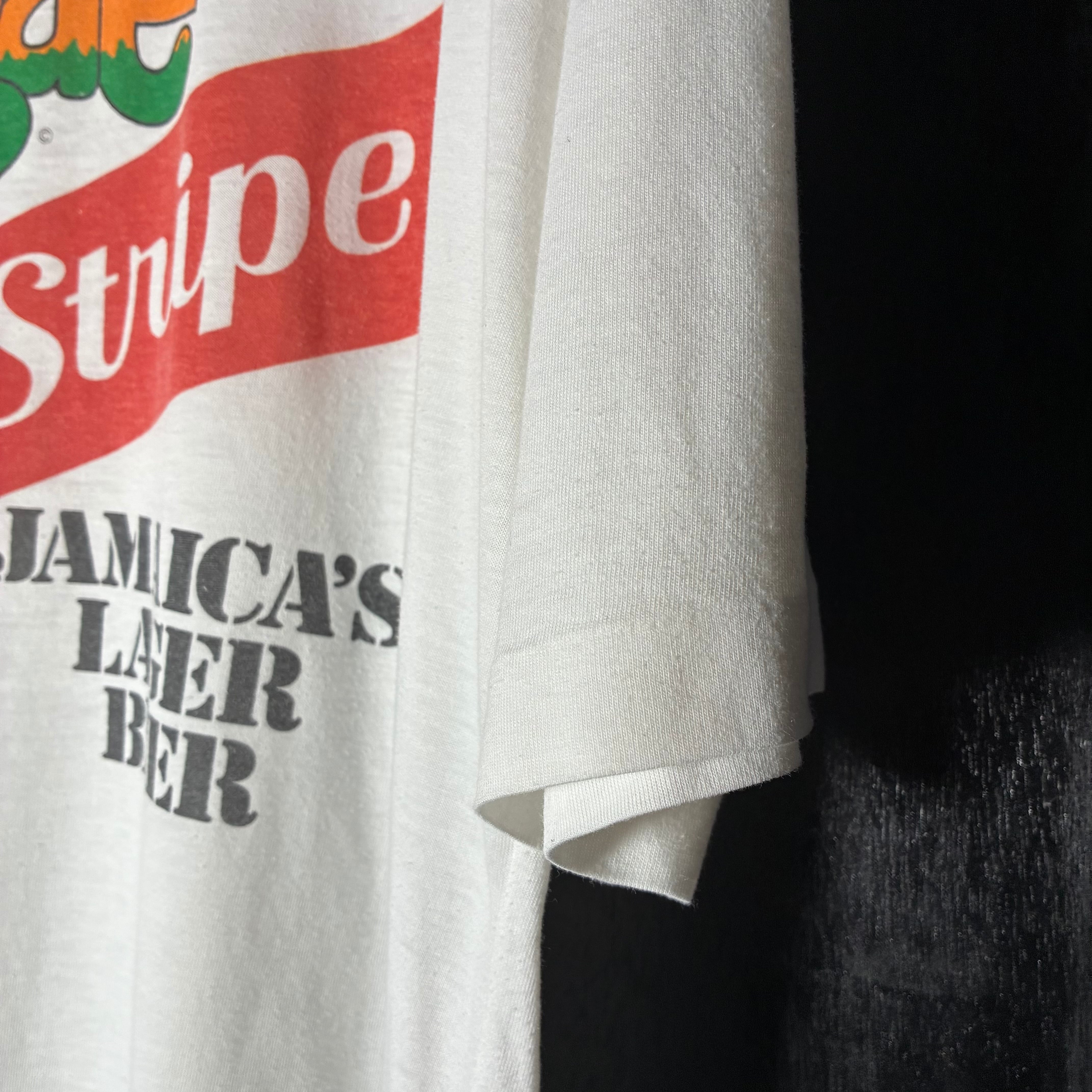 80s〜90s ジャマイカ製 Red Stripe ビールTシャツ レッドストライプ