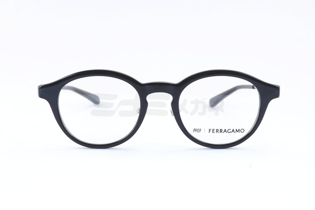 999.9×Ferragamo メガネ SF9018 001 コラボモデル アジアンフィット