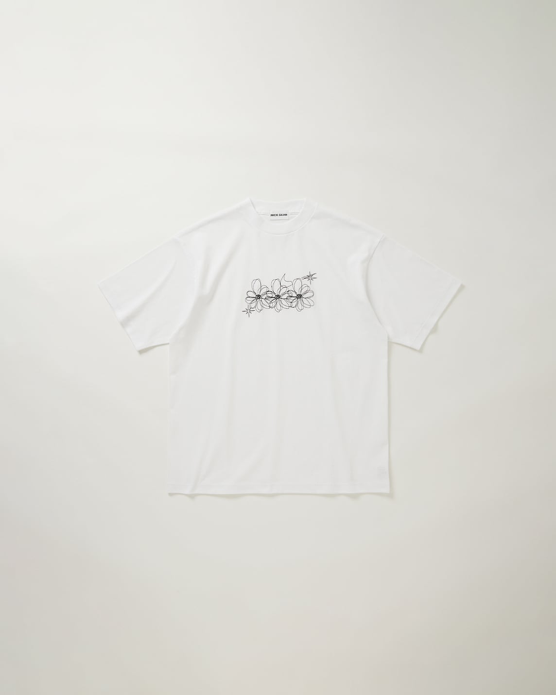 Hand Stitch Flower T-shirt