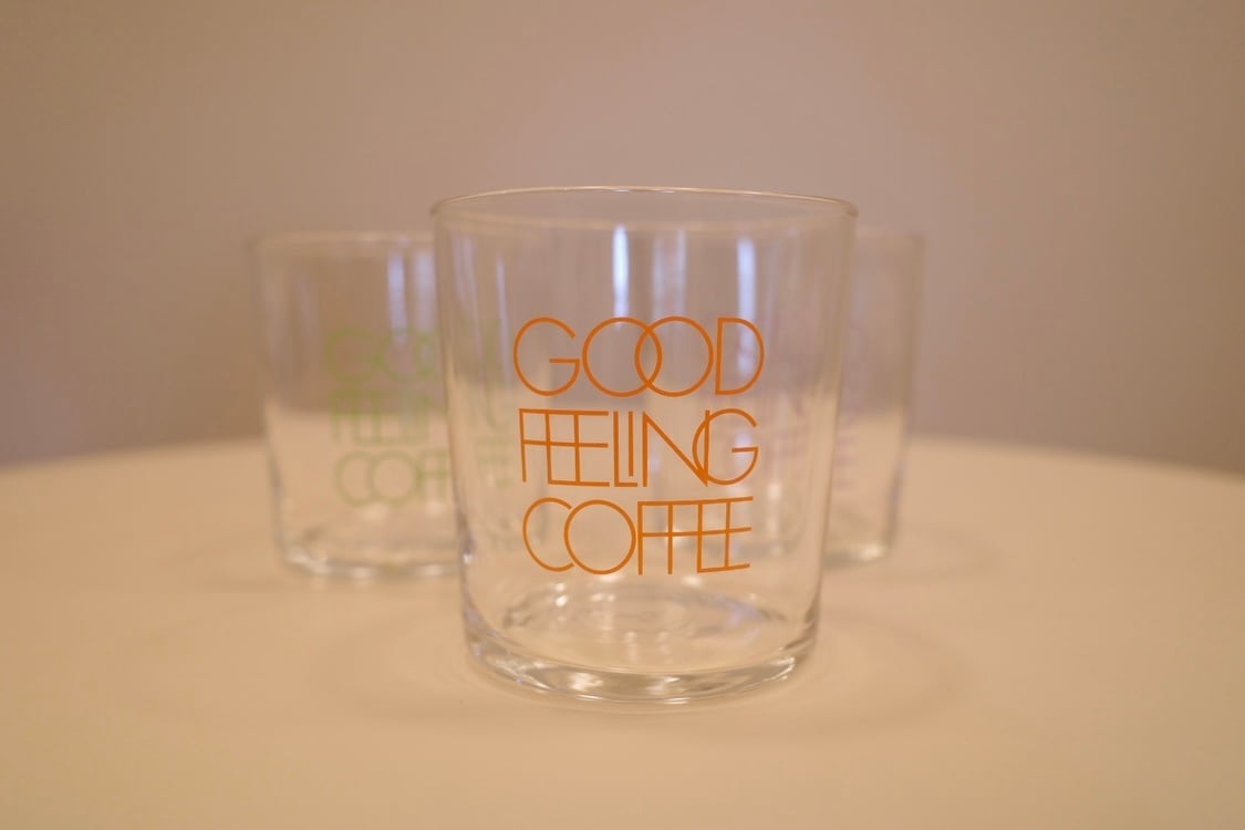 オリジナルロゴグラス | GOODFEELING COFFEE