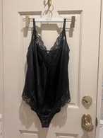 vintage＊black lingerie camisole