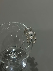 RITSUKO KARITA - Silver Ear Flat Ring :Silver|small article/耳飾りの記憶/Silver925