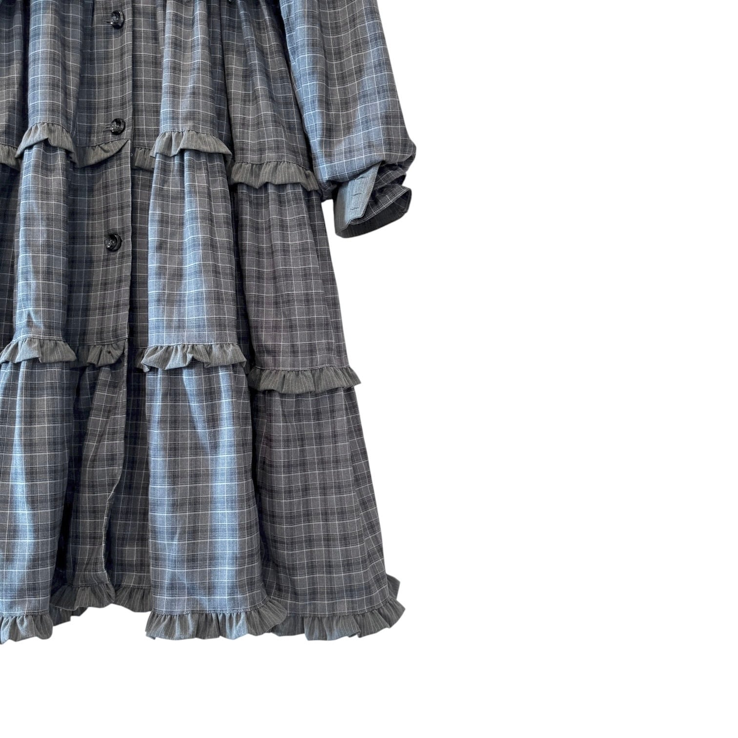 リボンドッキングスーツワンピース GRAY