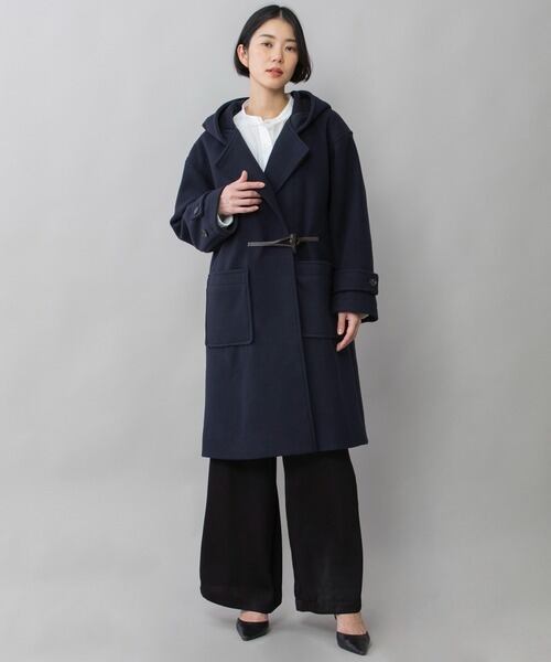 Munich ：マイクロシープダブルジャージダッフルコート | Blanco