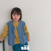 韓国子供服 / 26Autumn / 〖取寄〗BBB / パンパン無地Tシャツ / ユニセックス / キッズ服 *XXS~XL*