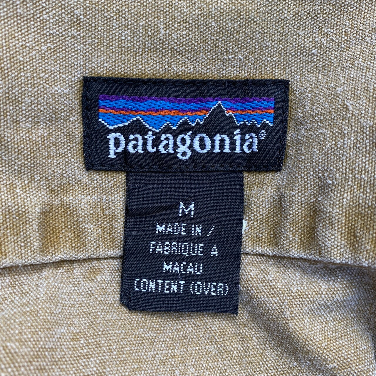Patagonia パタゴニア コットン シャツ メンズL 古着 茶色【長袖シャツ