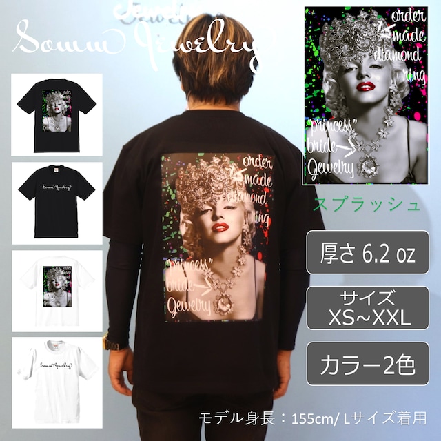 2022.Summer ハイクオリティＴシャツ_マリリン・モンロー_スプラッシュ