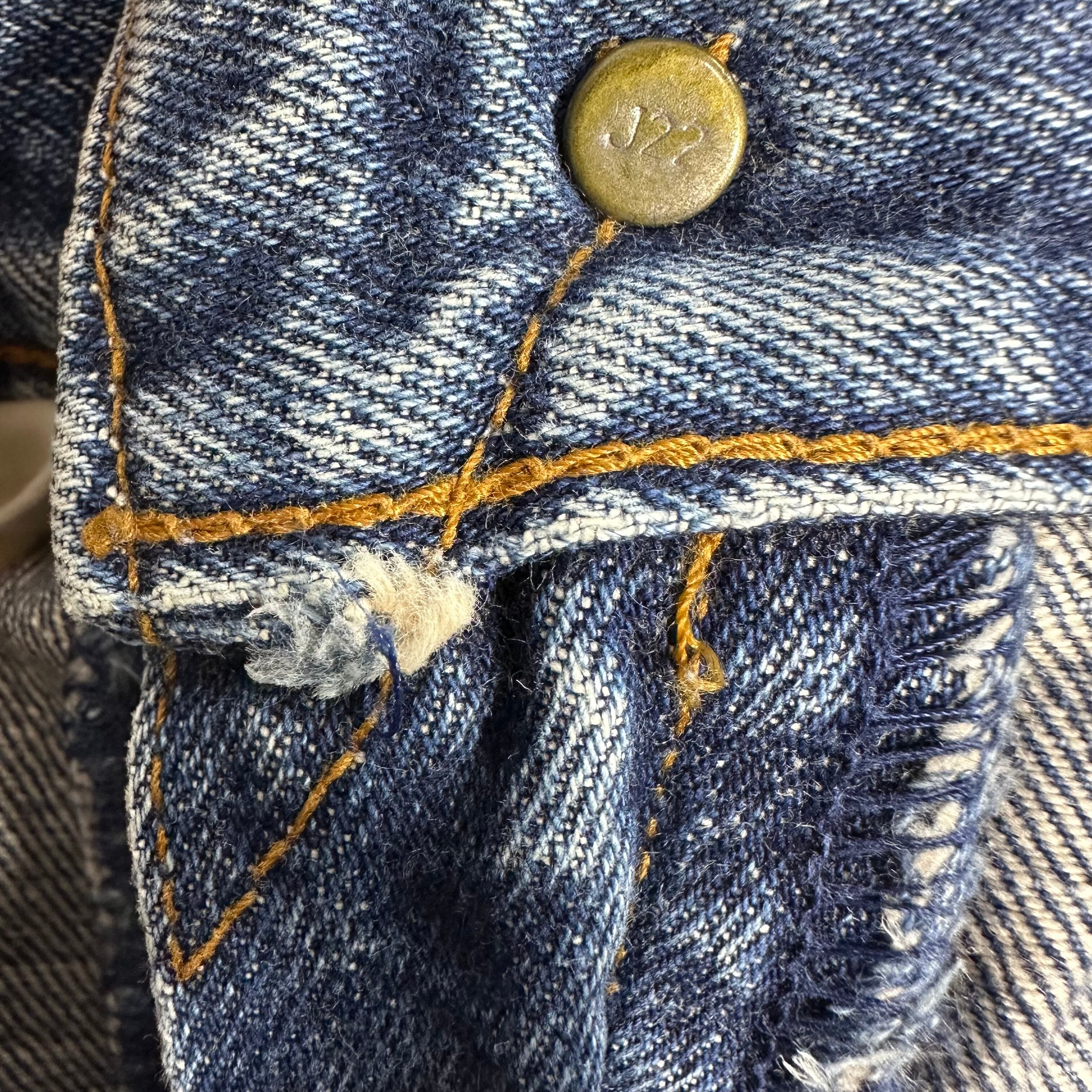 送料無料 即決 ☆Levi's 日本製 502XX☆ W30 BIGE 赤耳 TALONジッパー