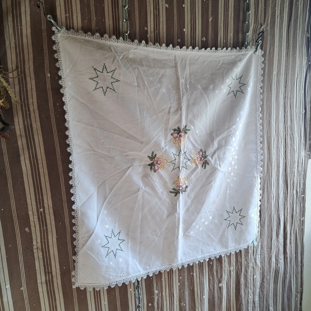 ヨーロッパ 刺繡クロス used [508135]