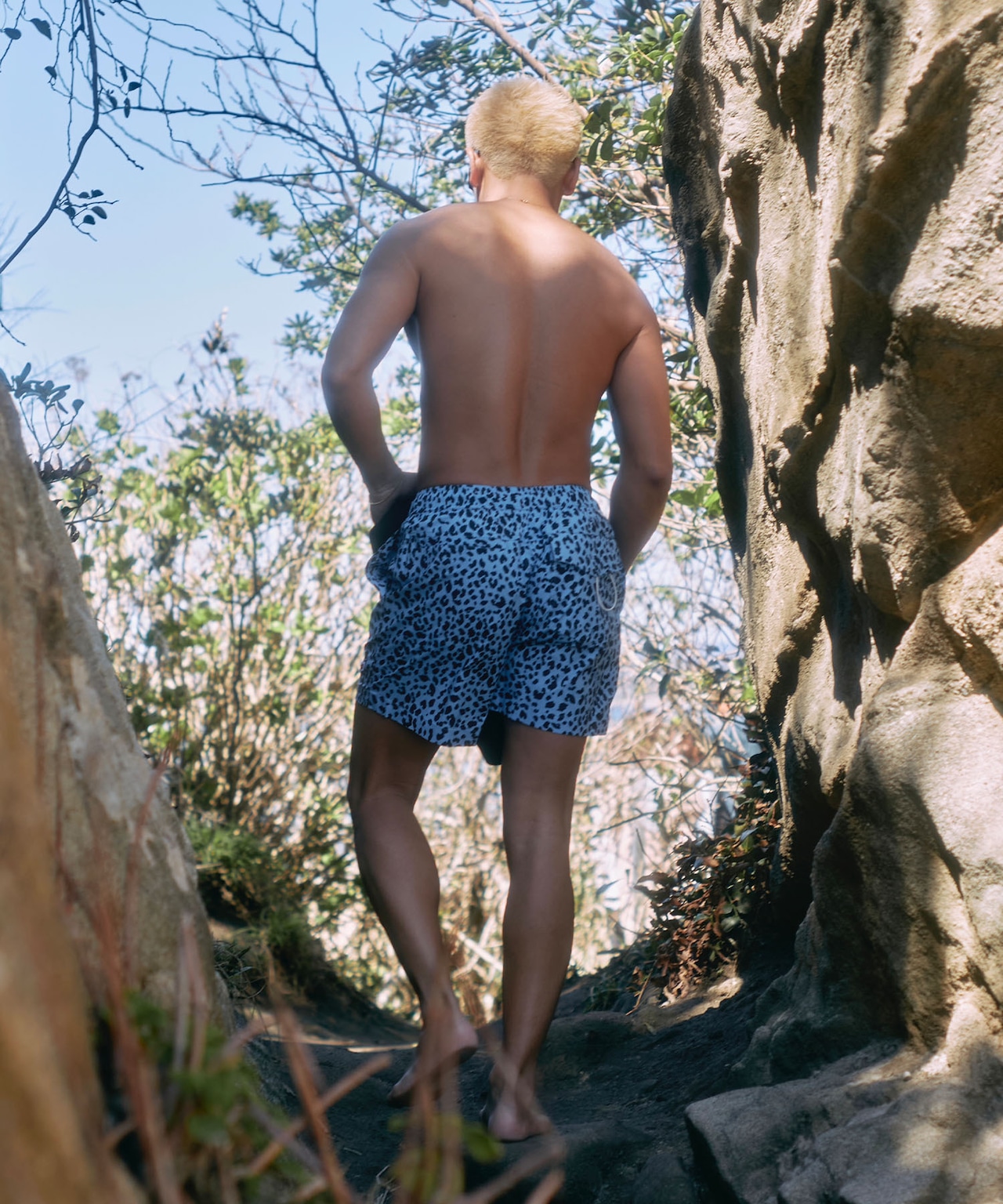 【SUNS】COLOR LEOPARD PATTERN BOARDSHORTS［RSW081］