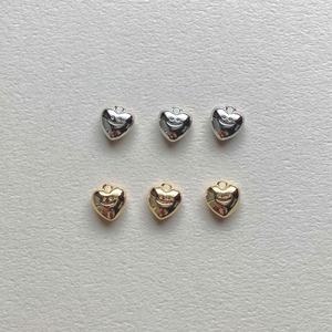 スマイルハートチャーム(16K/プラチナメッキ)