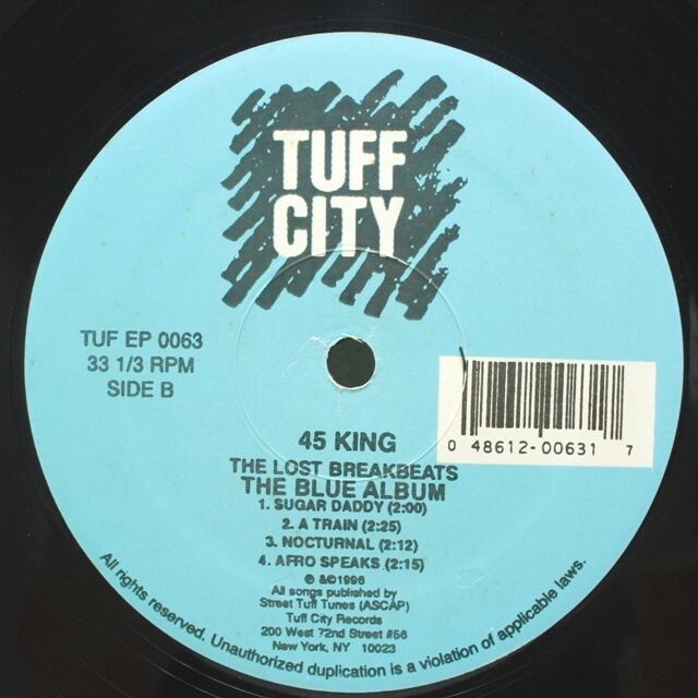 The 45 King / The Lost Breakbeats - The Blue Album [TUF EP 0063] - 画像3