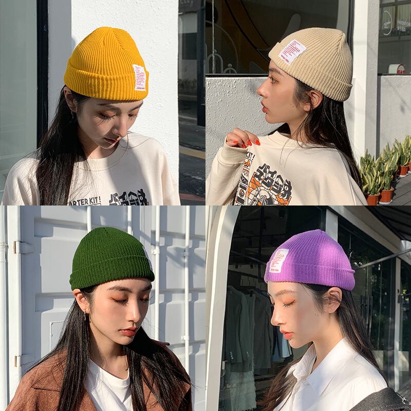 オータムウィンターニットレッド 帽子 秋物 冬物 ブラック・アイド・ピーズ51114680598