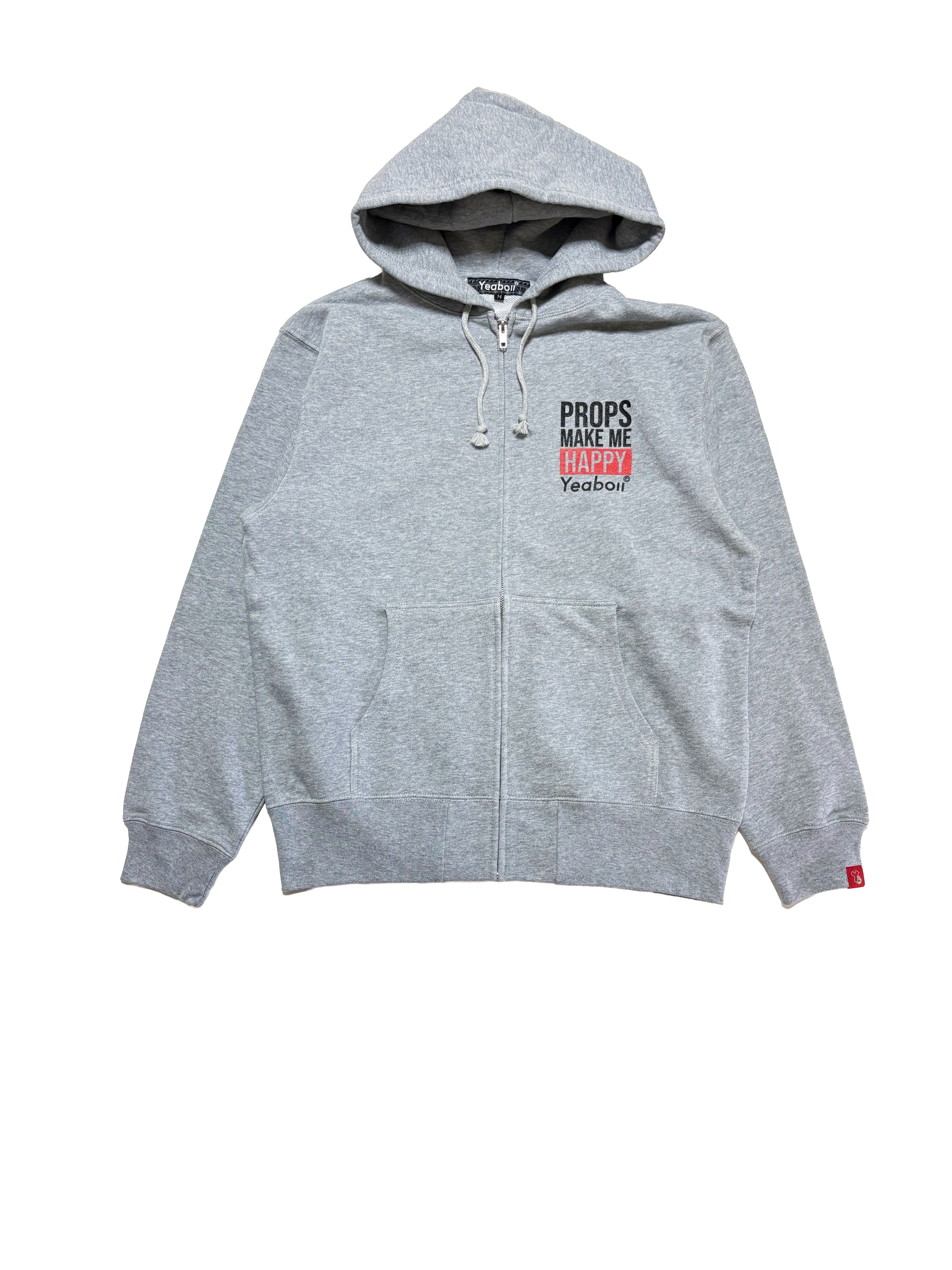 PROP ZIPパーカー」ミックスグレー | Yeaboii Online shop