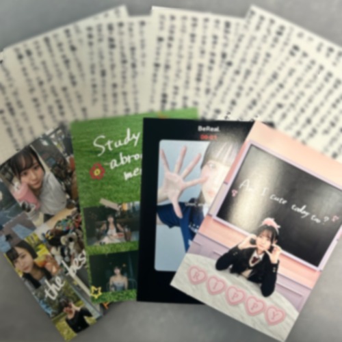 未波あいり ZINE風ブロマイドセット