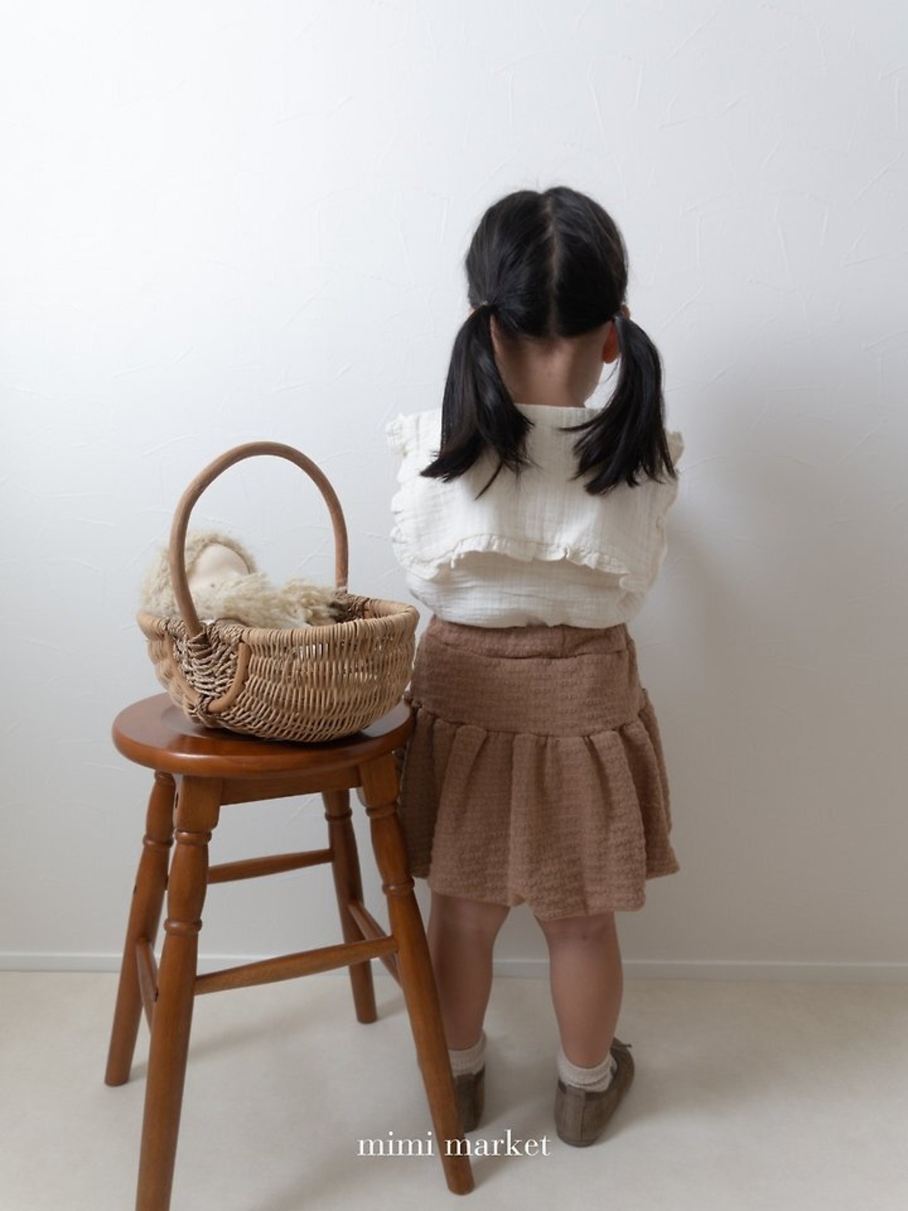 韓国子供服 / mimimarket / 26Autumn / ニットバルーンスカート / 秋服 *S~L *