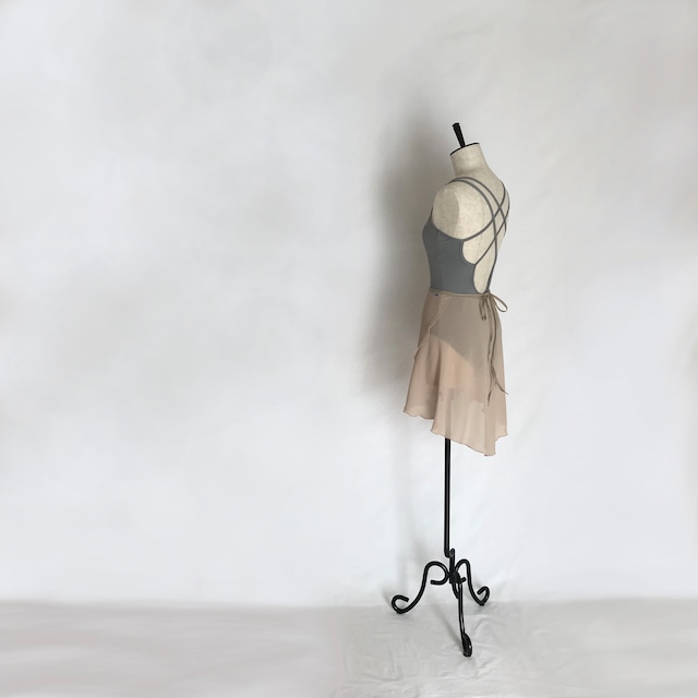 ◇"Tatiana" Ballet Wrap Skirt  -   Nude Ⅲ（ ヌードⅢ ）