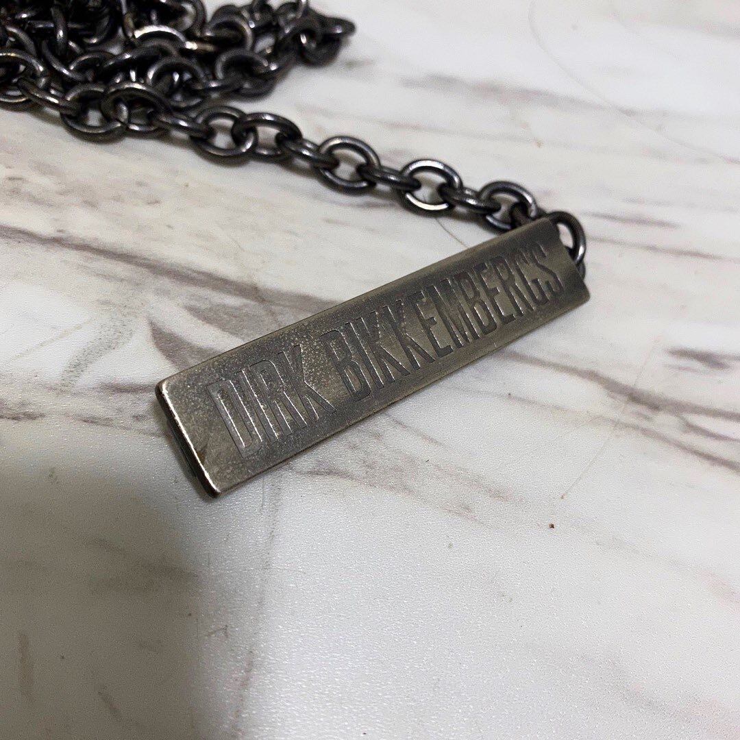 old dirk bikkembergs silver necklace | protocol