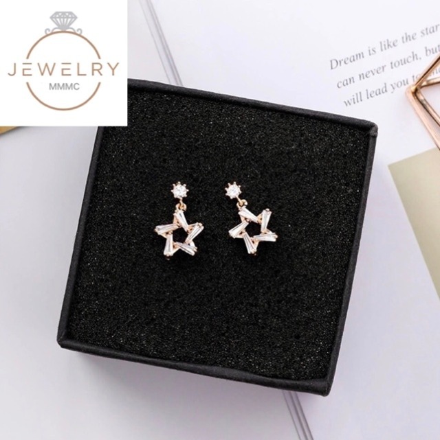 【海外発送】クール&可愛い♡ スター ピアス/イヤリング/アクセサリー/レディース/フック/カジュアル/オシャレ/アクセ/星/ビジュー/ダイヤ/