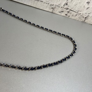 CHANEL シャネル ココマーク  レザー ショルダーバッグ ブルー A-10012