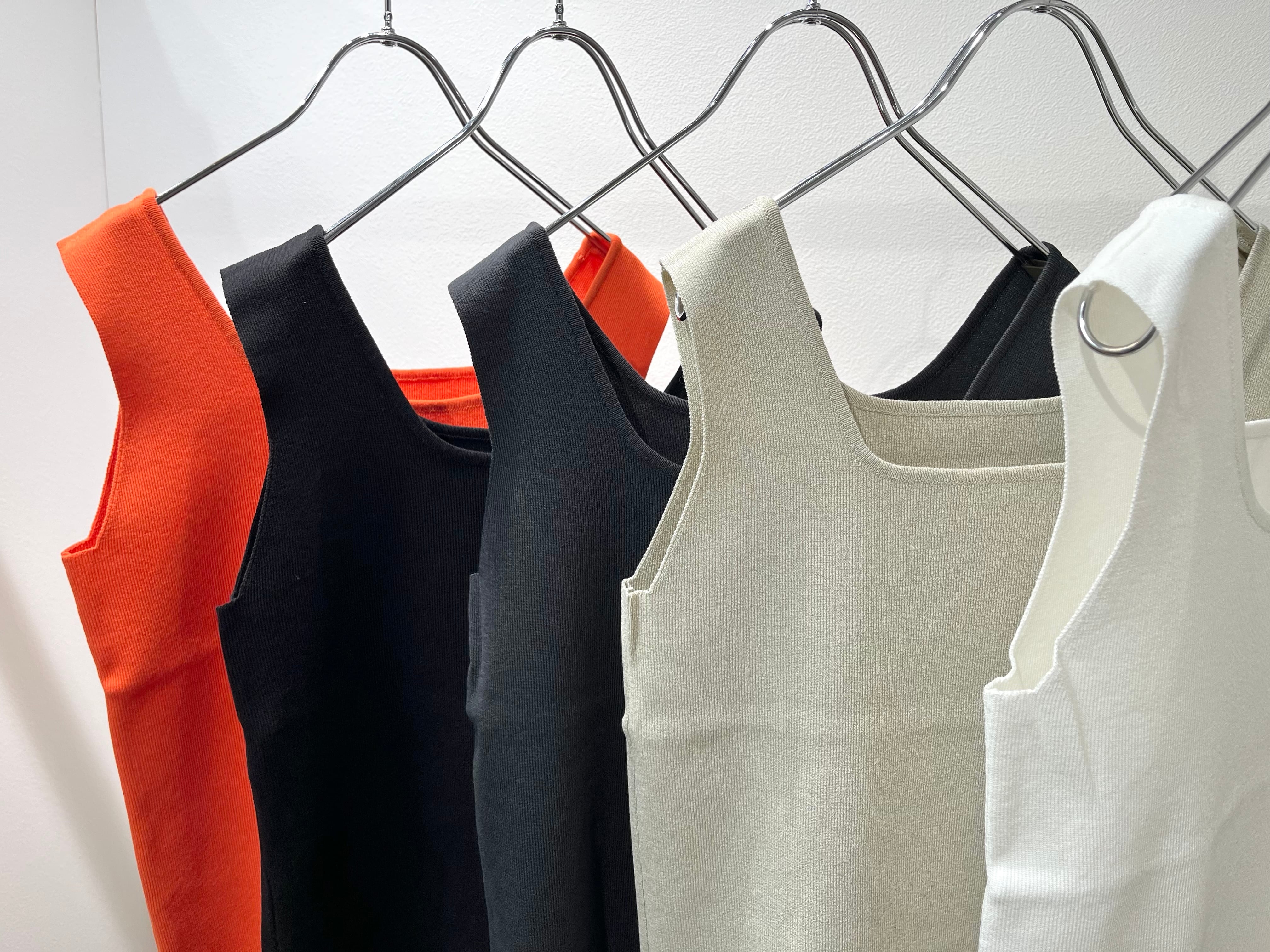 CLOCHE】スクエアニットタンクトップ 612-85520 | Posie dress