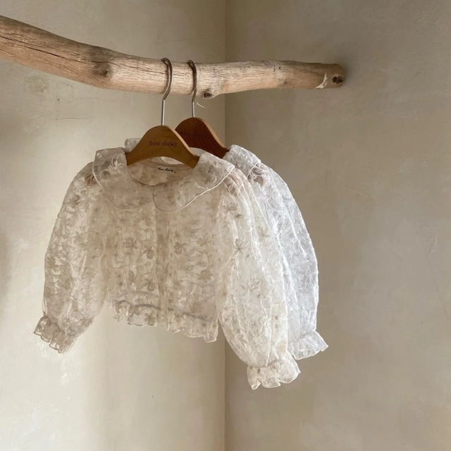 【予約】Lace Collar Jacket Cardigan/ Anne shirley