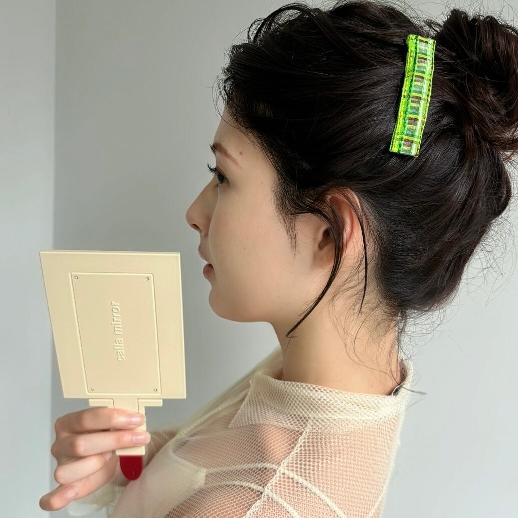 チェック バレッタ | CALLA MIRROR