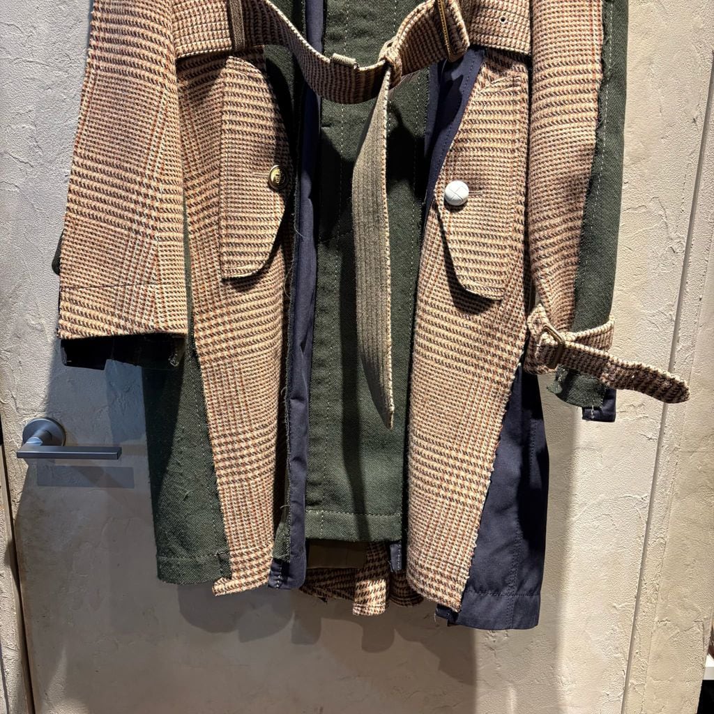 Sacai サカイ 18AW Docking Coat ドッキングコート 18-01803M グリーン