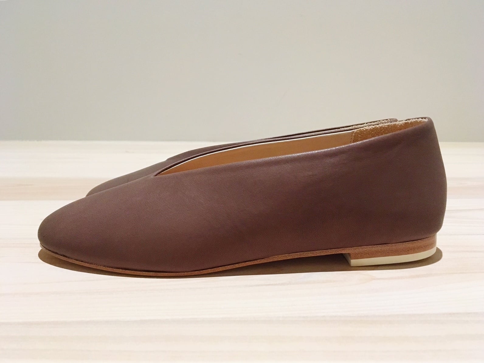 _Fot】V ballet レザーパンプス / brown /0103s | eighty88eight