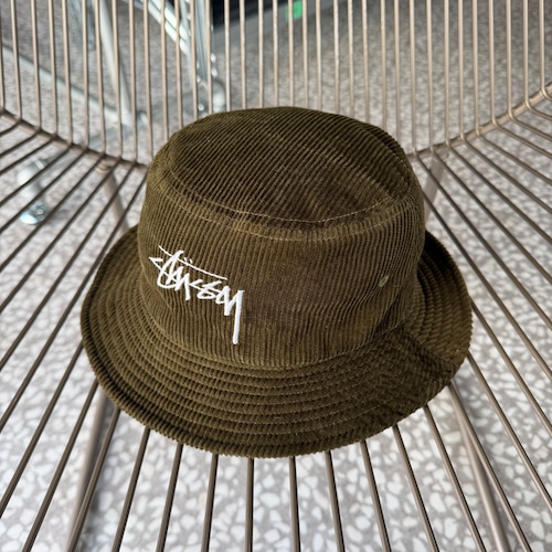 STUSSY / corduroy bucket hat