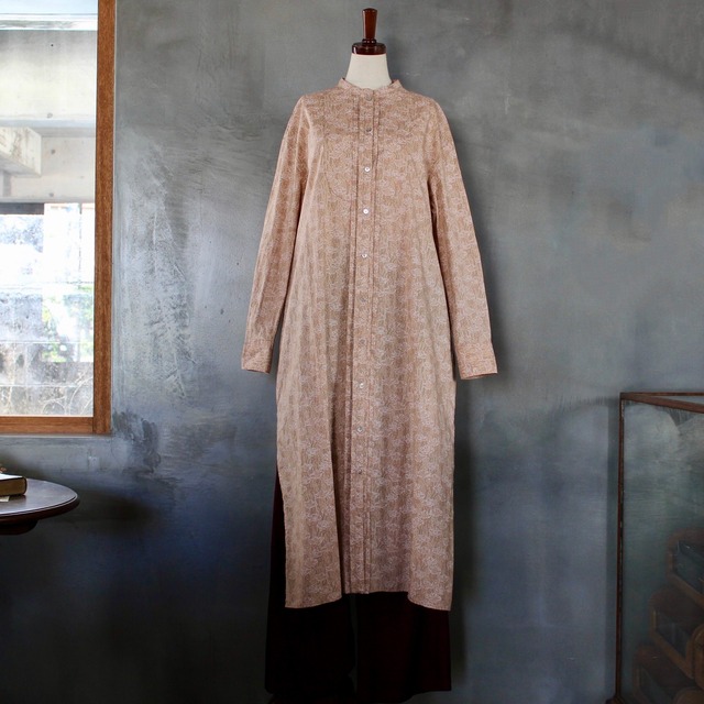 Yuni Flower Print シャツワンピース Kikiru Yuni Flower Print シャツワンピース Kikiru