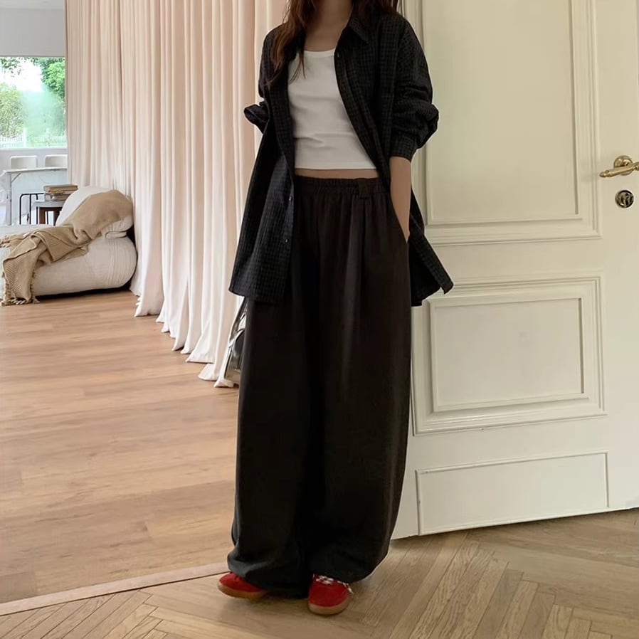 タックイージーワイドパンツ 1color APA0051