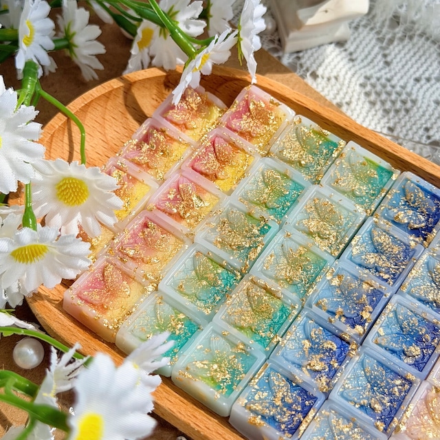New【全5種】シーリングワックス Butterfly cut【5粒】