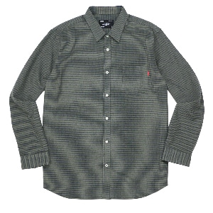 WHIMSY /  GUN CLUB PLAID FLANNEL SHIRT GREEN