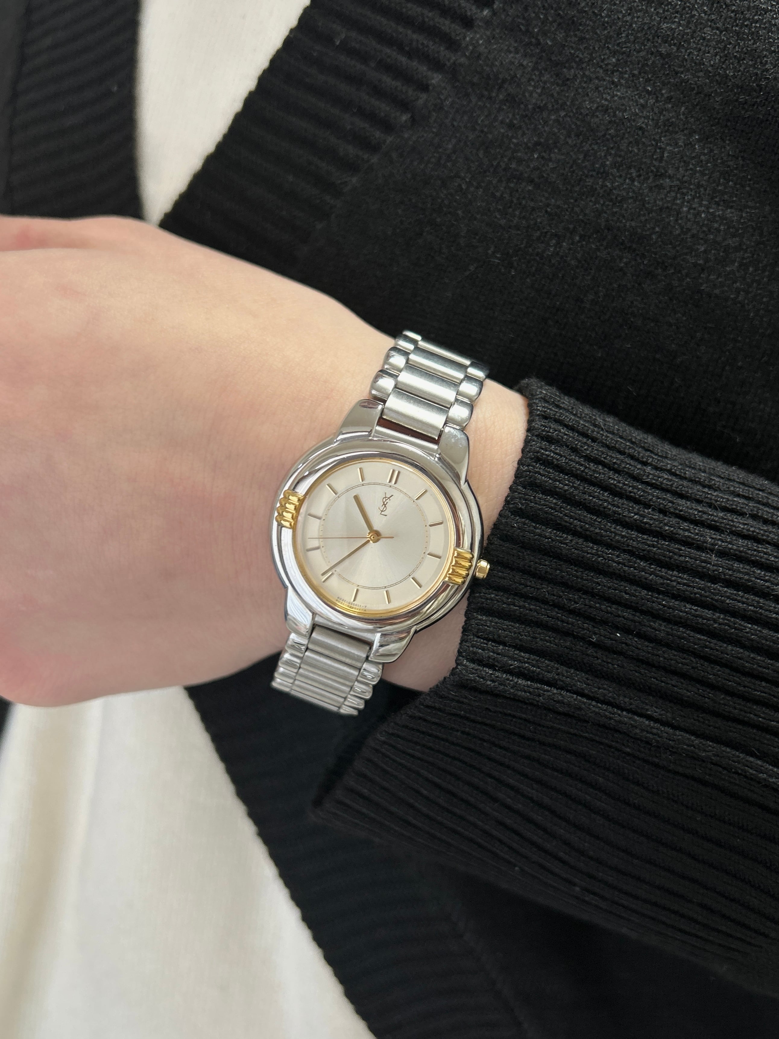 Yves Saint Laurent イヴ・サンローラン 腕時計 シルバー YSL