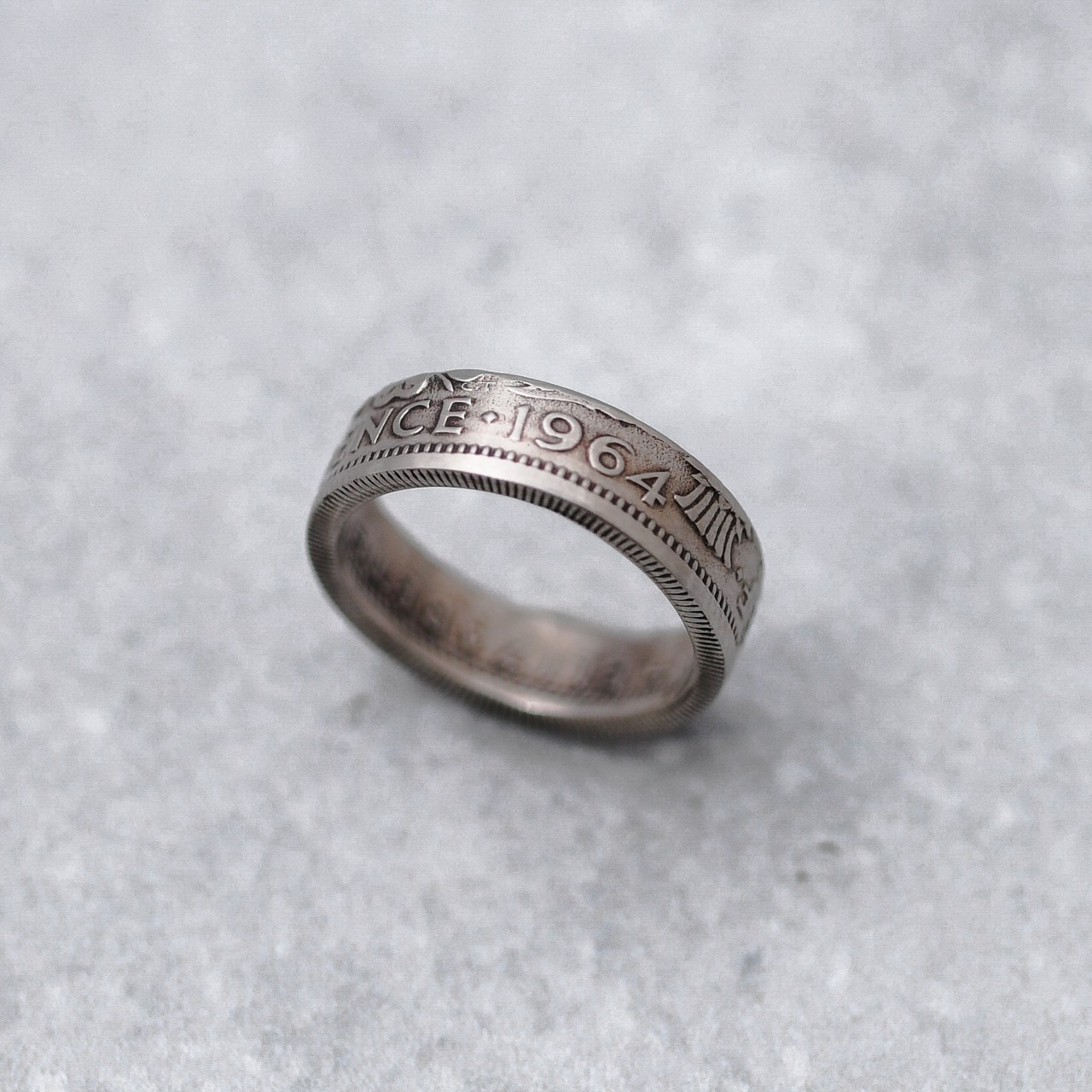 イギリス 6ペンス コインリング｜UNITED KINGDOM 6PENCE COINRING