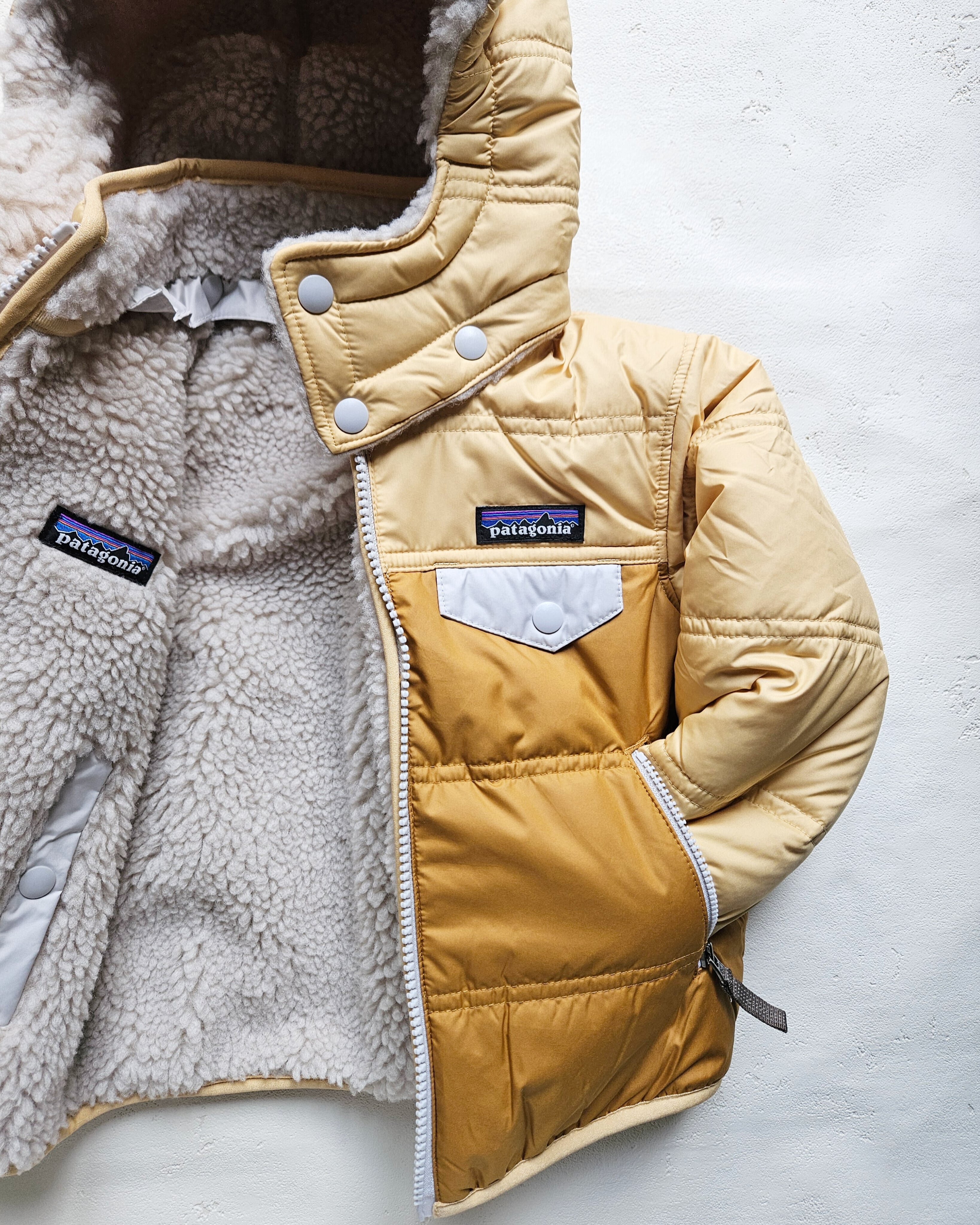 patagonia】ベビー・リバーシブル・トリブルズ・フーディ / 2COLORS