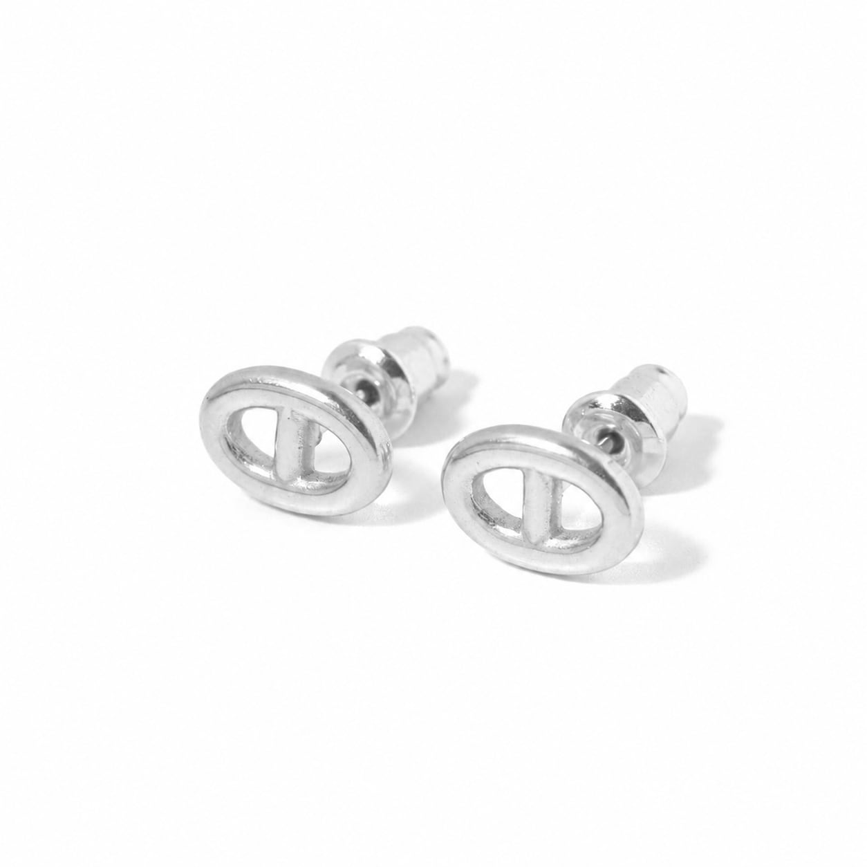 Axis Oval Stud Pierce(シルバー)