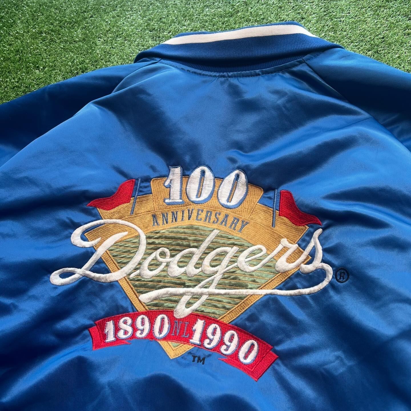 MLB / ロサンゼルス・ドジャース / 90s / USA製 / ナイロンスタジャン