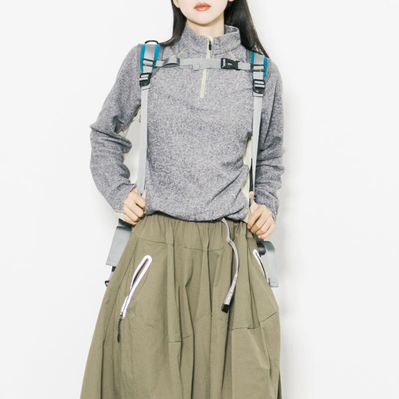 ハーフジップサイドラインプルオーバー C00663