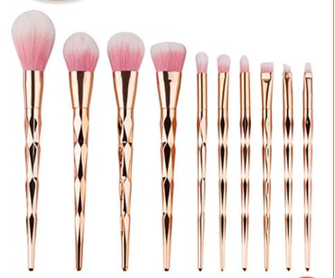 送料無料 即納 本セット ゴールド金具 ピンク メイクセット メイクブラシセット メイク用品 新品 超お買い得 21a W新作 送料無料 新品