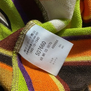 MISSONI bias zigzag silk × cotton knit sweater