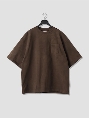 KANEMASA PHIL. 22G Heavy Weight SS Tee BROWN sulfur dye KM26A-009