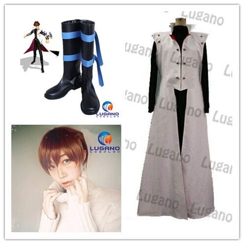 K3302b 遊戯王ARC-V 榊遊矢 さかきゆうや 風 コスプレ衣装+ウィッグ