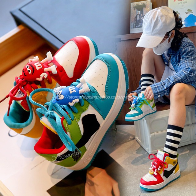 【16㎝-23㎝】スニーカー　キャラクター　靴　シューズ　韓国版 カジュアル　子供靴　キッズ靴　