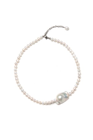 [JOLIE LAIDE] Heart freshwater pearl necklace (order-made) 正規品 韓国ブランド 韓国通販 韓国代行 韓国ファッション jolielaide Vintage Lover Club 日本 店舗